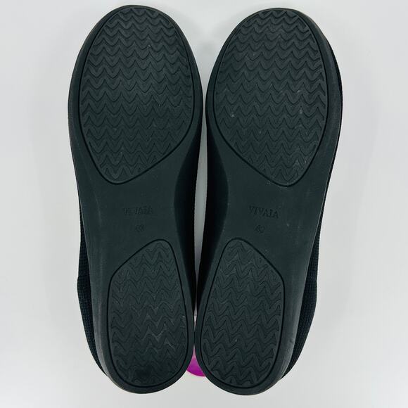 Vivaia Women's Claire Walker Black Round-Toe Walking Flats Size 43 EU/ 11 US - Picture 10 of 12